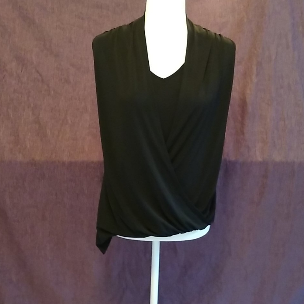 New York and Company Black Sleeveless Top